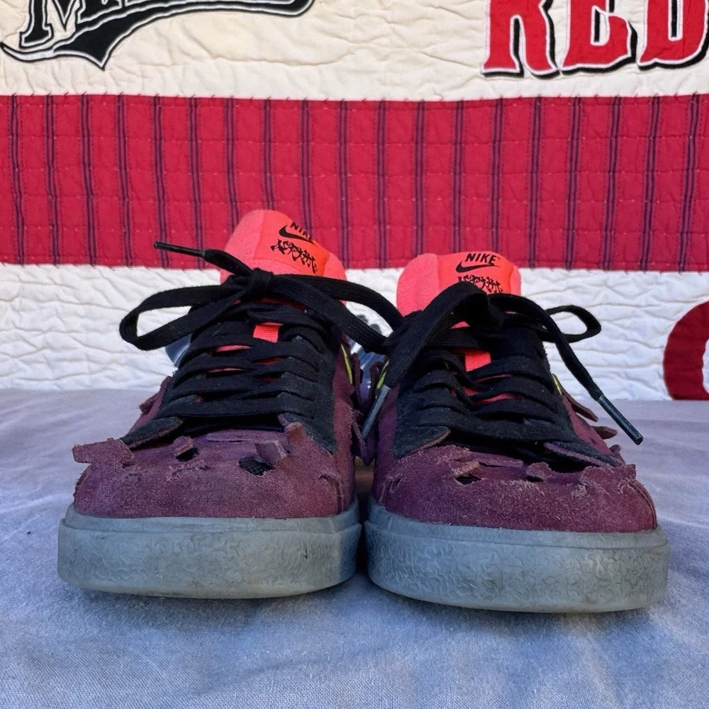 Size 6.5 - Nike Acronym X Blazer Low‎ Night Maroon Mens Sneakers Skateboarding